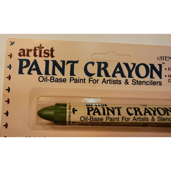 Artist Paint Crayon Blue chintz Oil Base Artist Stenciler 26546 - Picture 3 of 7